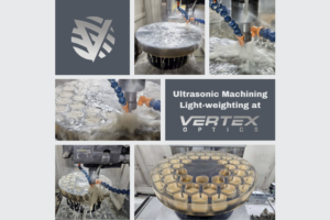 lighting-weighting in Ultrasonic manufacturing custom precision optical components