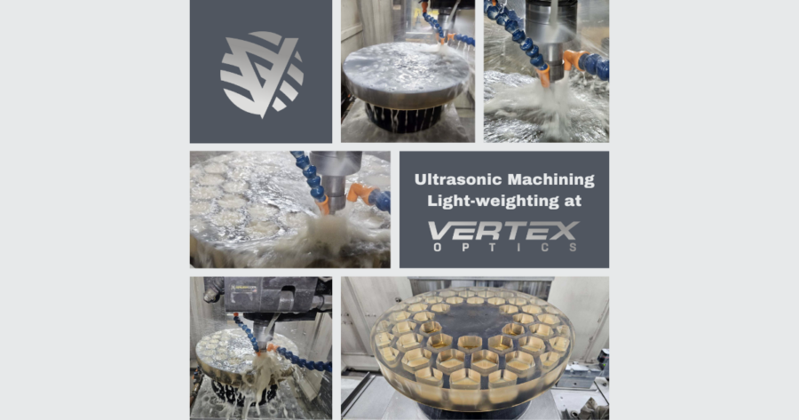 lighting-weighting in Ultrasonic manufacturing custom precision optical components